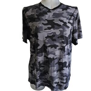 Men’s Michael Kors Camo T-Shirt Size L Gray